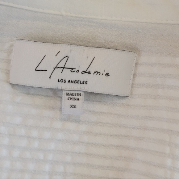 L'Academie Le Court Cotton Shirt Mini Dresss - Picture 5 of 11